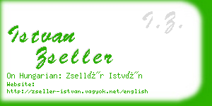 istvan zseller business card